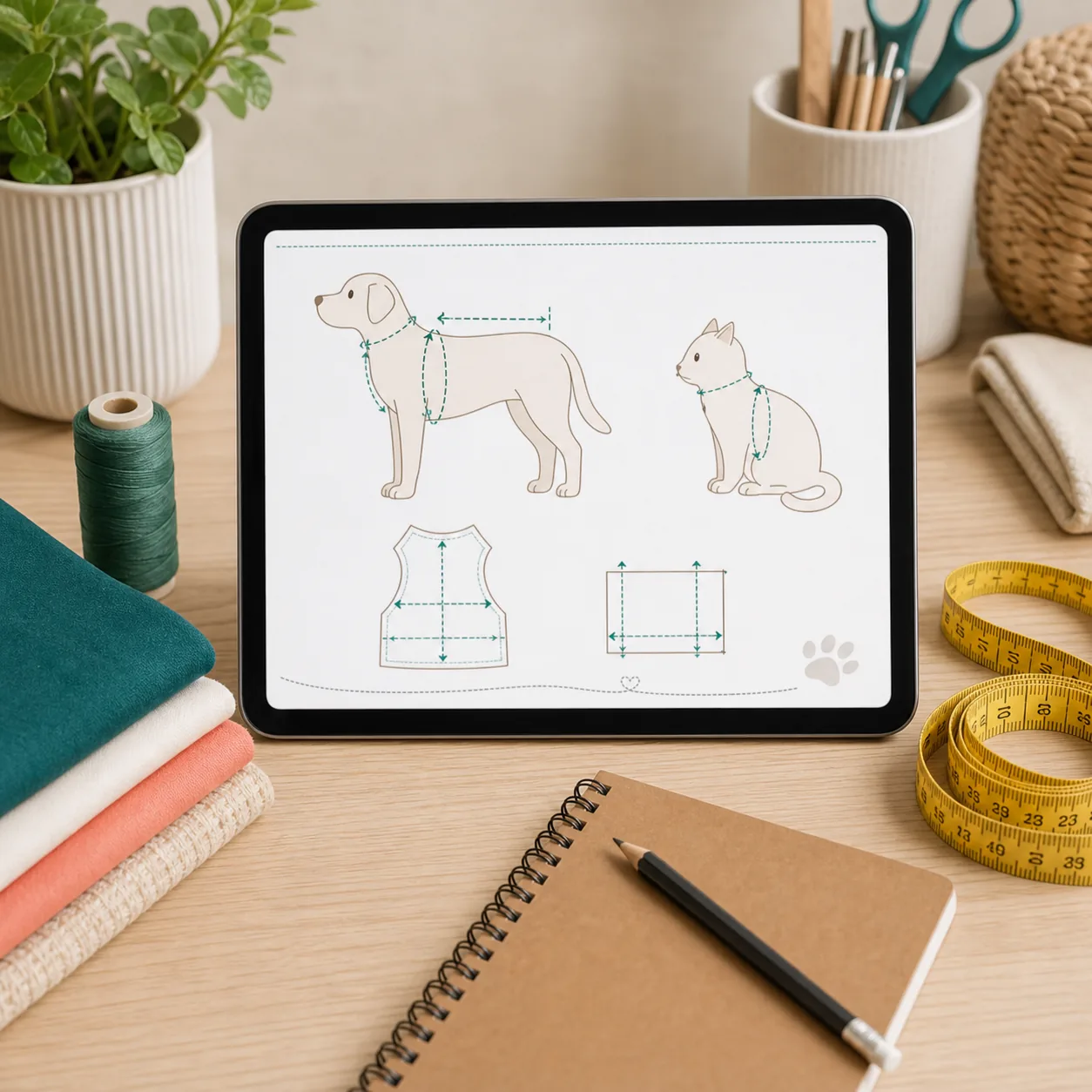 Guia Rápido de Medidas para Pets