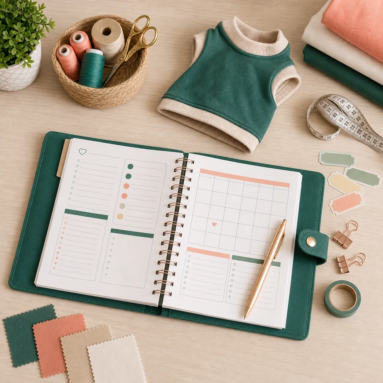 Planner de Produção e Organização